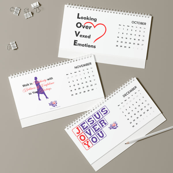 Desk Calendar (2024 grid)