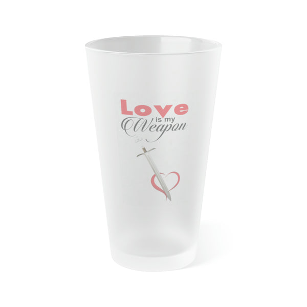Frosted Pint Glass, 16oz