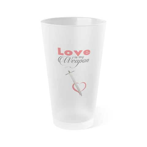 Frosted Pint Glass, 16oz