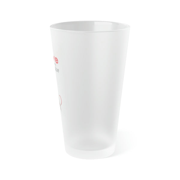 Frosted Pint Glass, 16oz