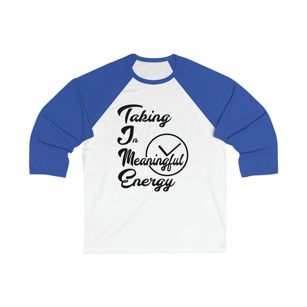 Unisex 3/4 Sleeve Baseball Tee