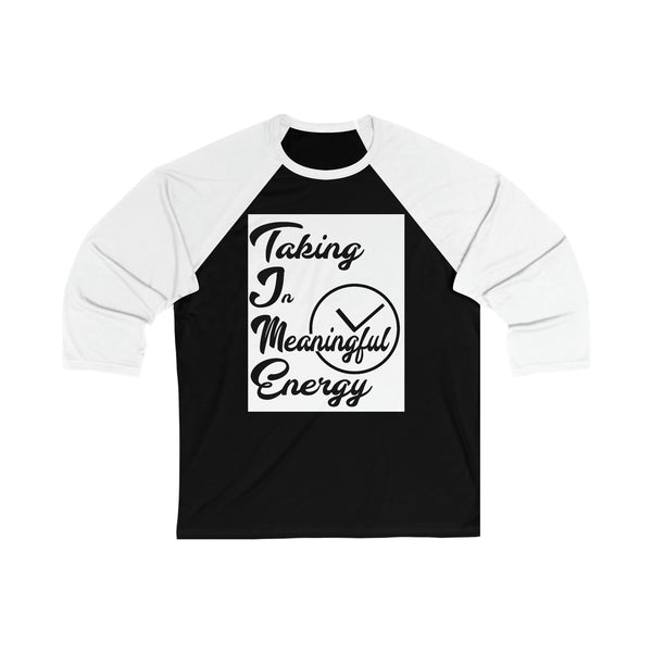 Unisex 3/4 Sleeve Baseball Tee