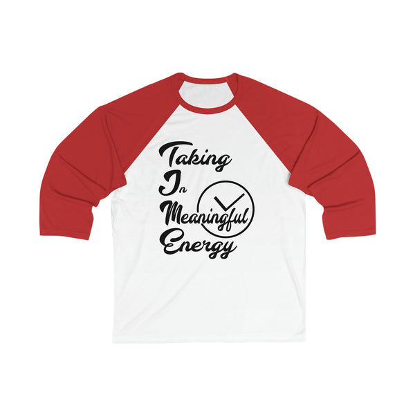 Unisex 3/4 Sleeve Baseball Tee