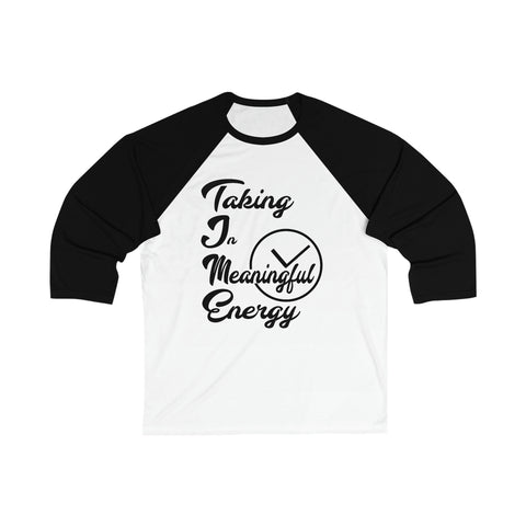 Unisex 3/4 Sleeve Baseball Tee