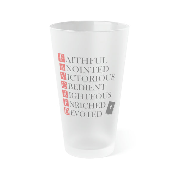 Frosted Pint Glass, 16oz