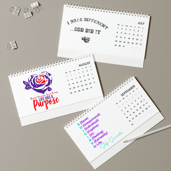 Desk Calendar (2024 grid)