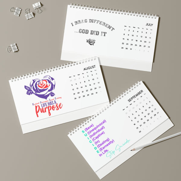 Desk Calendar (2024 grid)