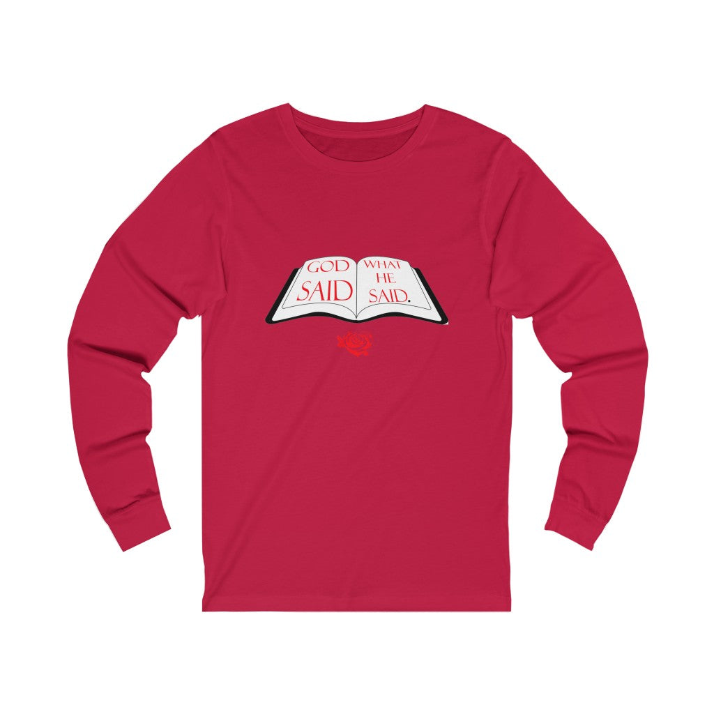 Unisex Jersey Long Sleeve Tee