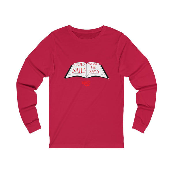 Unisex Jersey Long Sleeve Tee