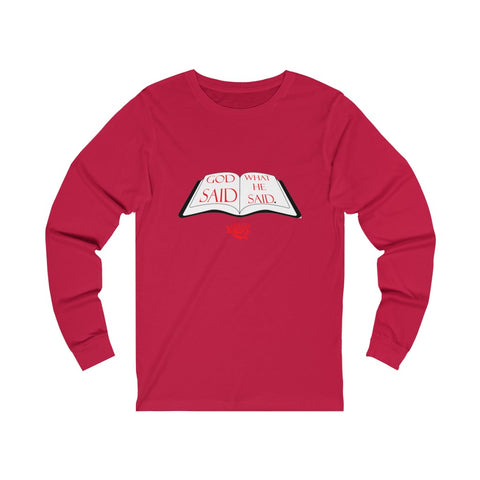 Unisex Jersey Long Sleeve Tee