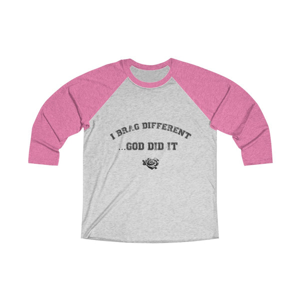 Unisex Tri-Blend 3\4 Raglan Tee