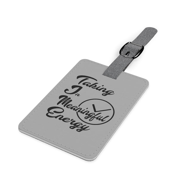 Saffiano Polyester Luggage Tag, Rectangle