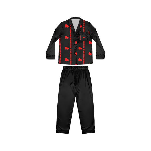 Women's Satin Pajamas (AOP)