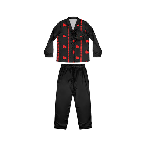 Women's Satin Pajamas (AOP)