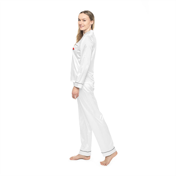Women's Satin Pajamas (AOP)