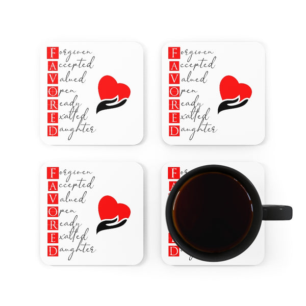 Corkwood Coaster Set