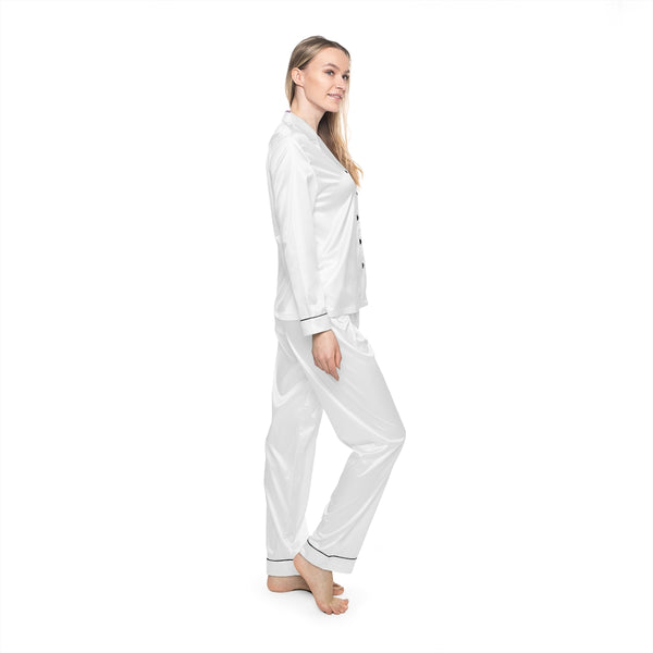 Women's Satin Pajamas (AOP)