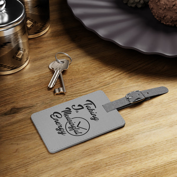 Saffiano Polyester Luggage Tag, Rectangle