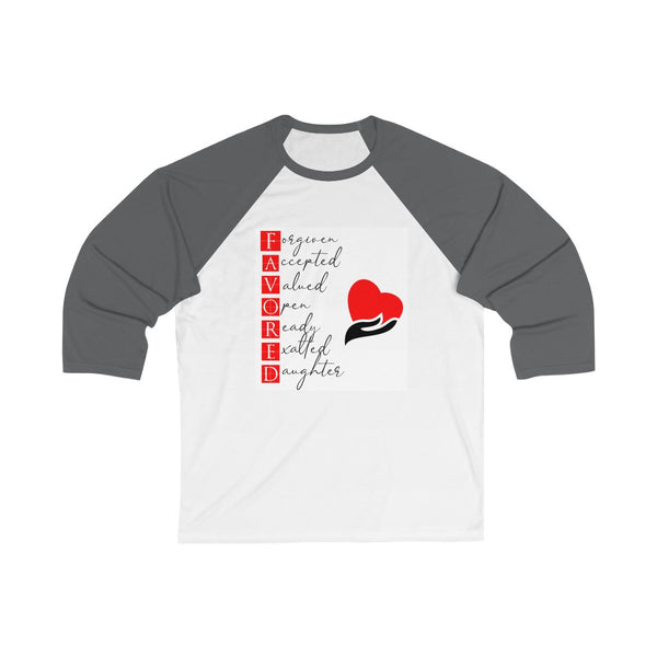 Unisex 3/4 Sleeve Baseball Tee