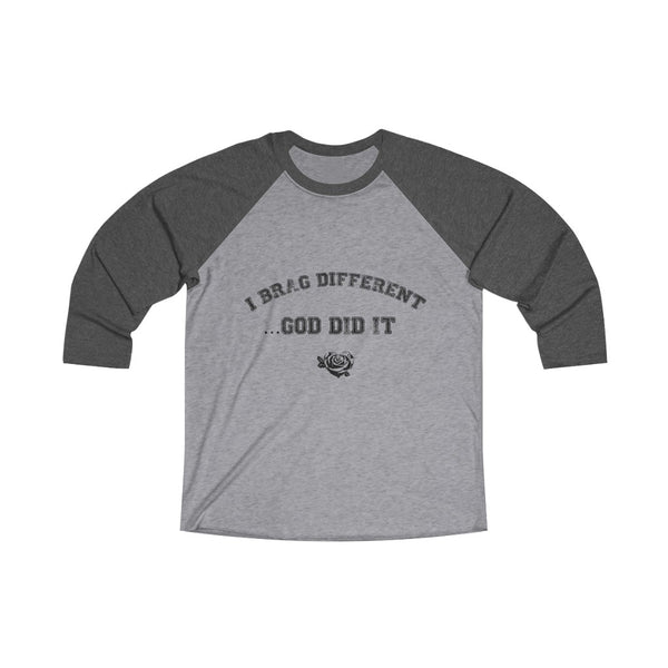 Unisex Tri-Blend 3\4 Raglan Tee