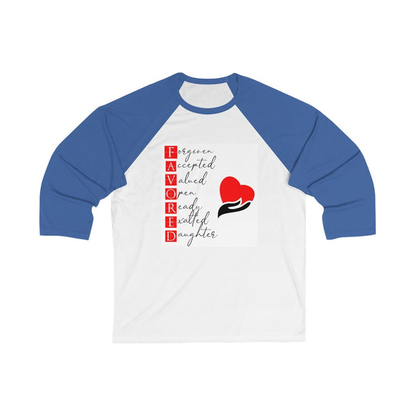 Unisex 3/4 Sleeve Baseball Tee