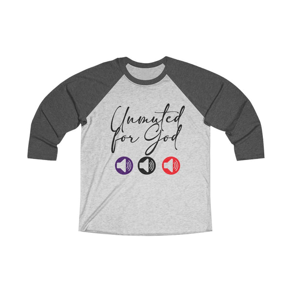 Unisex Tri-Blend 3\4 Raglan Tee