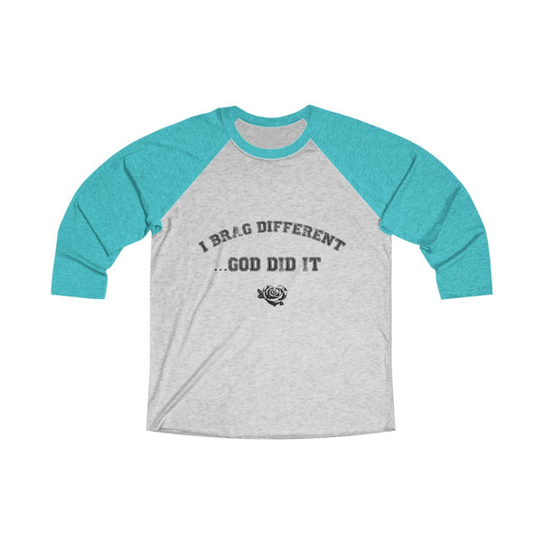 Unisex Tri-Blend 3\4 Raglan Tee