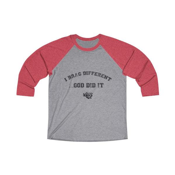 Unisex Tri-Blend 3\4 Raglan Tee