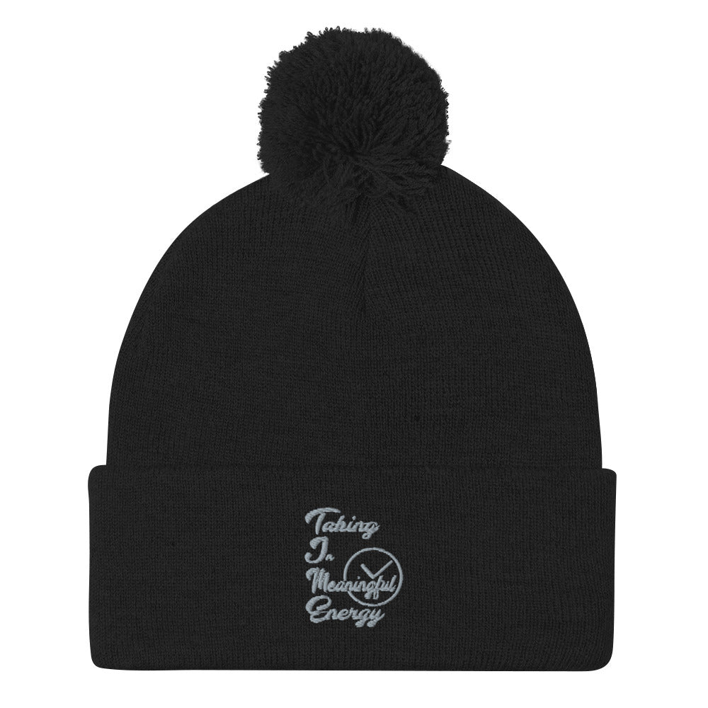 Pom-Pom Beanie- T.I.M.E